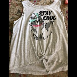 3 girls size 20 plus Justice shirts